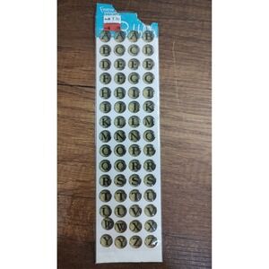 Frances Meyer BUBBLETS 1 Sheet BASEBALL LETTERS